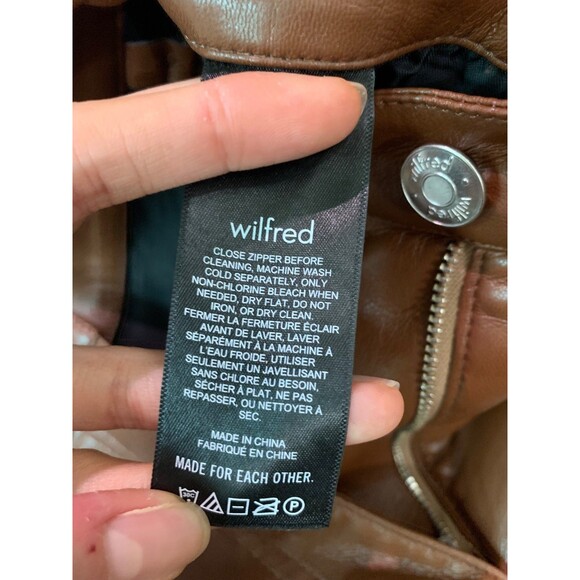 Aritzia The Melina Pant Vegan Leather Pants - Picture 4 of 5